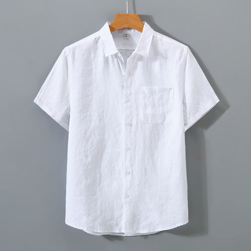 Short Sleeve Linen Shirt