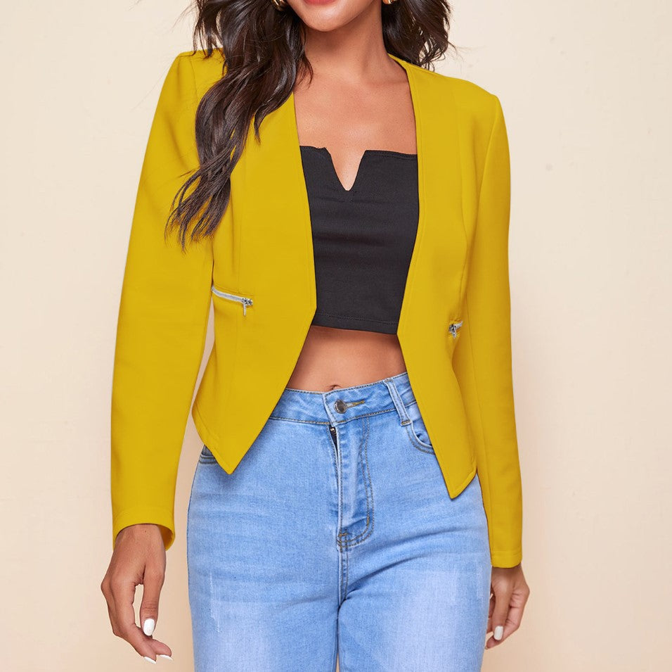 Zip Pocket Cardigan Jacket