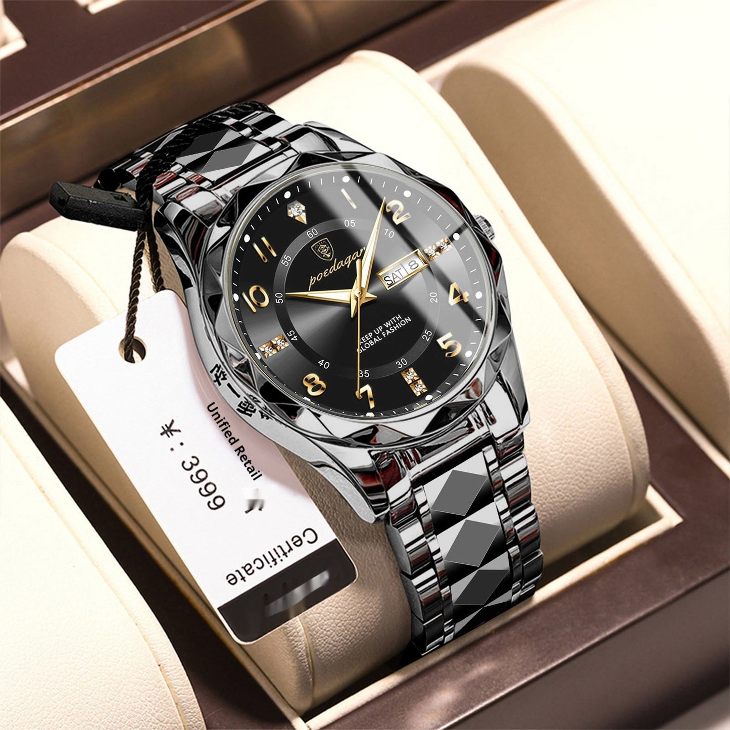 Classic Two-Tone Steel Watch