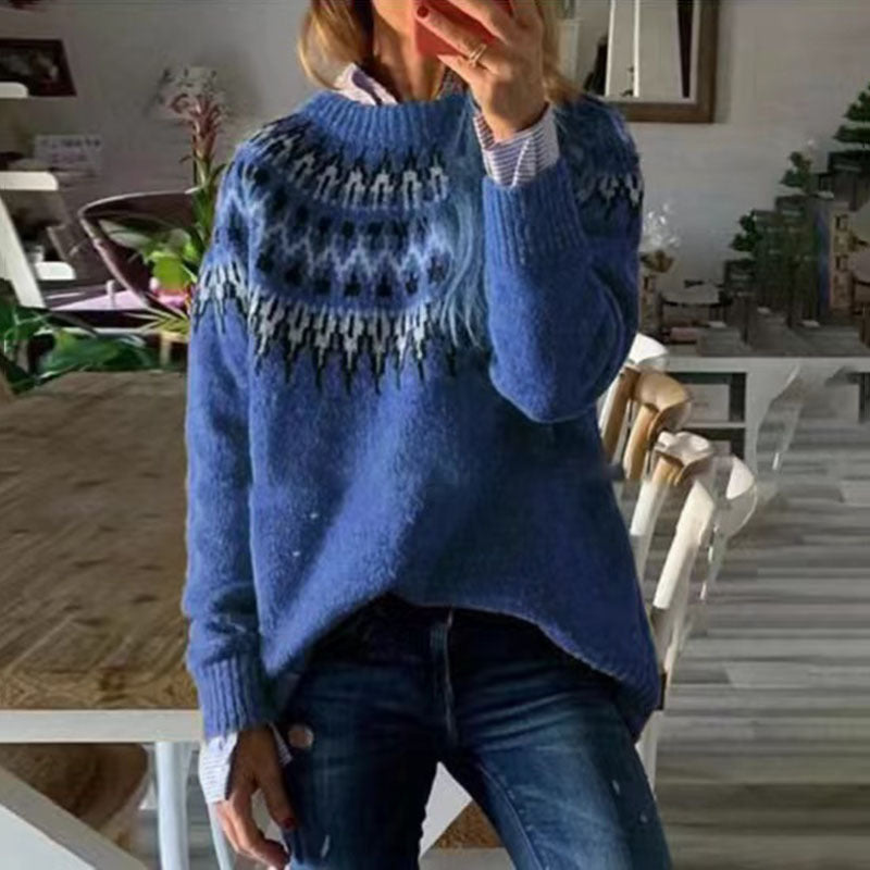 Jacquard Vintage Sweater