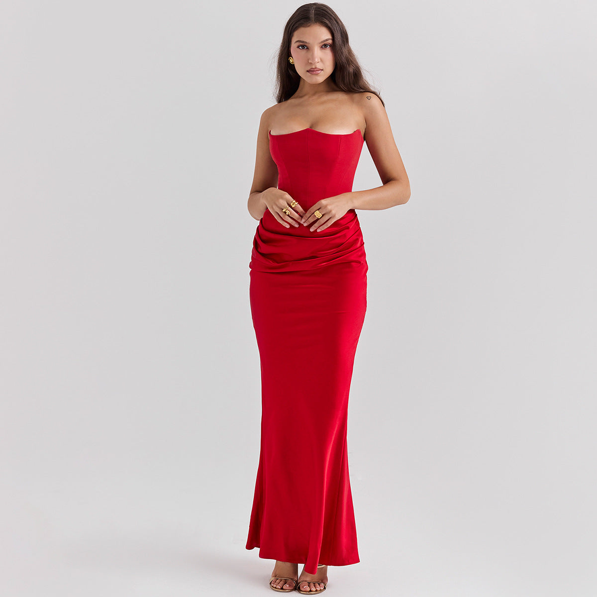 Tube Top Backless Dress