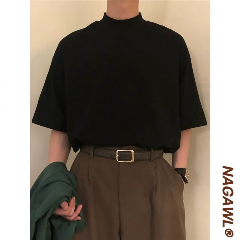 Men's Hong Kong drape shirt lifestyle styled