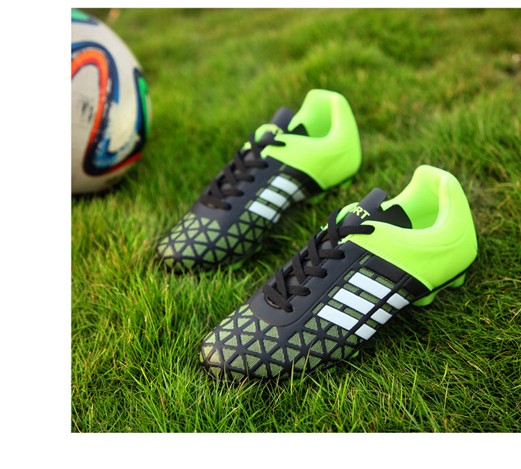 Studded football training sneakers color options