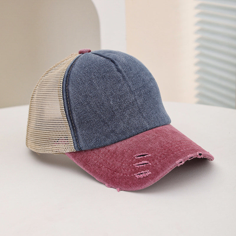 Frayed Mesh Cap