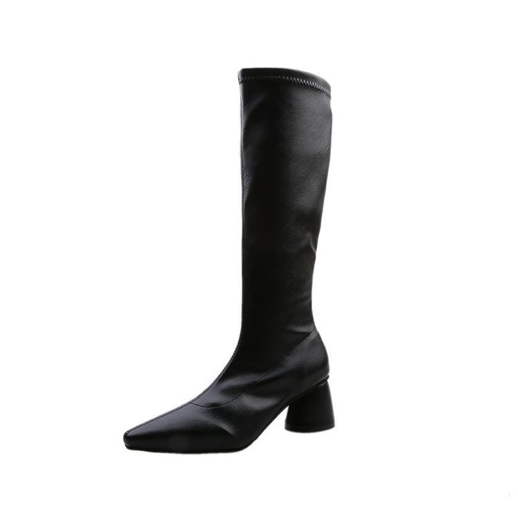 Retro pointed knight boots color options