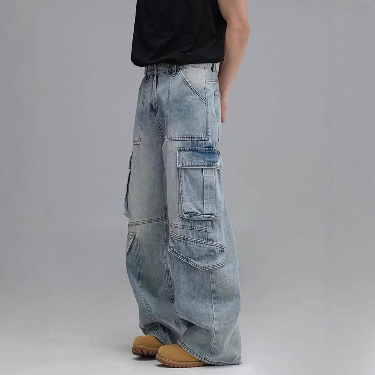 Washed Workwear Jeans