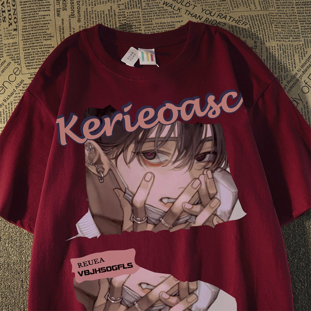New Anime Cotton Print Tee