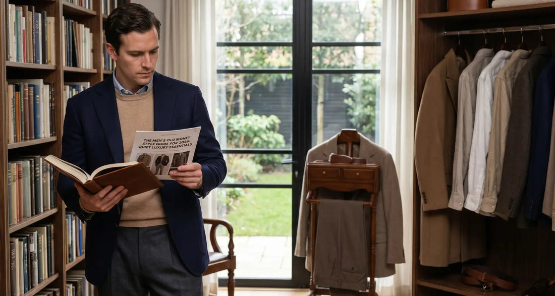 The Men's Old Money Style Guide for 2026: How to Build the Perfect Quiet Luxury Wardrobe