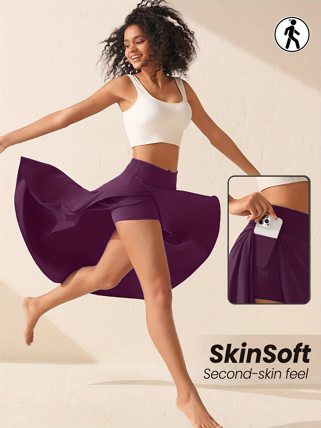 Elegant Flowing Midi Skirt