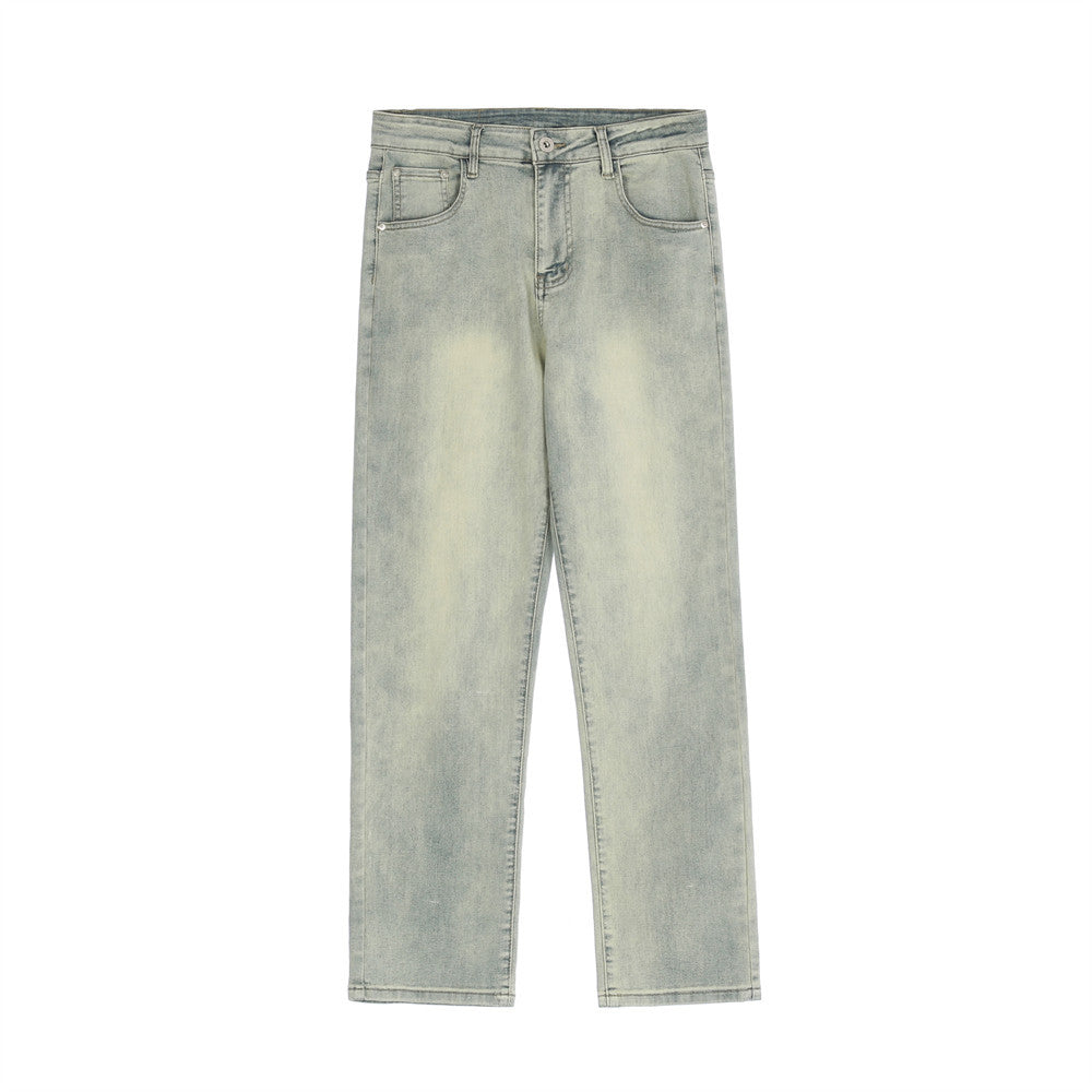 Washed Printed Men’s Jeans
