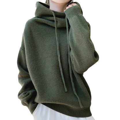 Lazy style warm sweater main view
