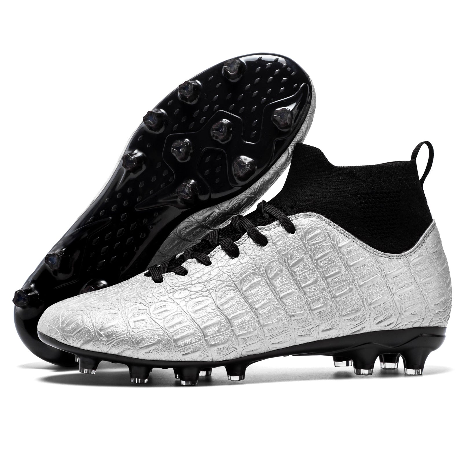 High top sock football shoes sock detail