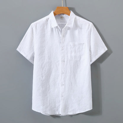 Short Sleeve Linen Shirt