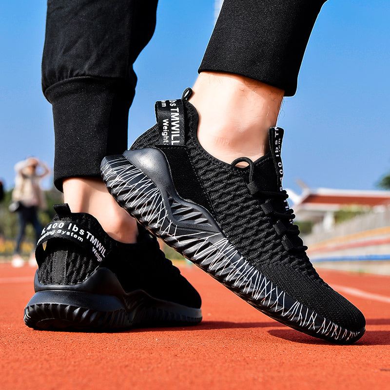 Couple woven breeze shoes sole view
