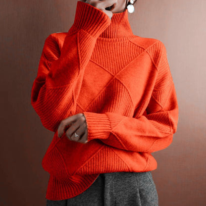 High Collar Warm Sweater