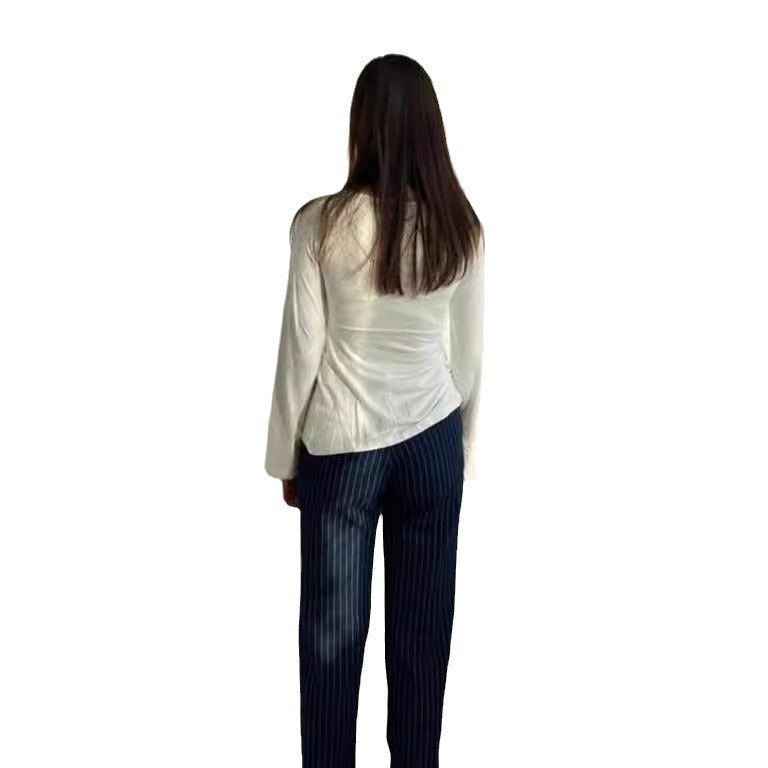 Twisted Butterfly V-neck Top