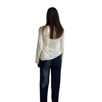Twisted Butterfly V-neck Top