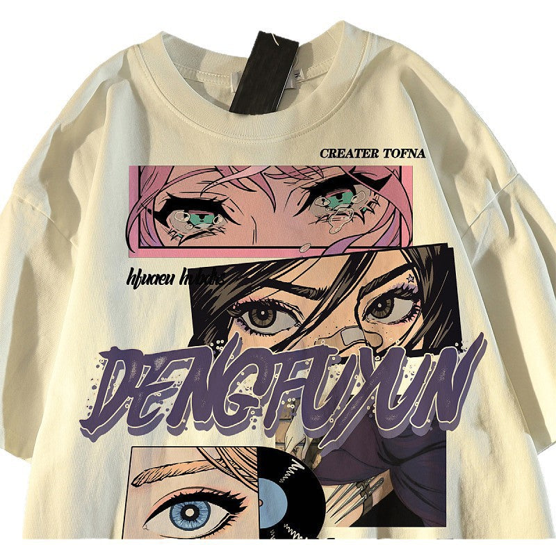 New Anime Loose Print Tee