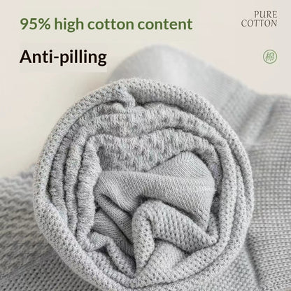 Cotton deodorant socks on feet