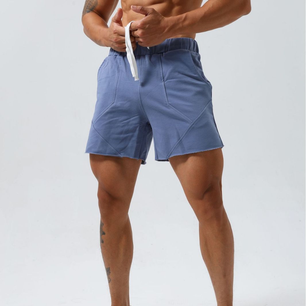 Solid run shorts waistband detail