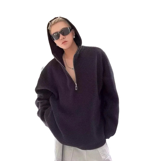 Half-Zip Knit Sweater