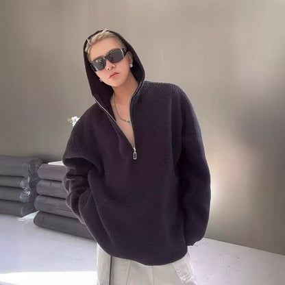 Half-Zip Knit Sweater