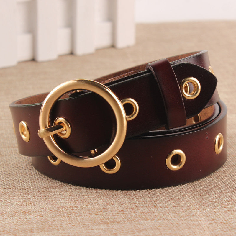 Classic Buckle No Hole Belt