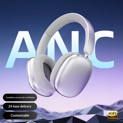 Bluetooth headphones side view