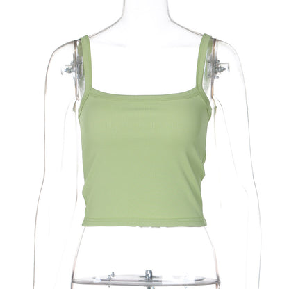 Backless slim camisole color options