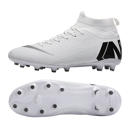 Unisex high top white shoes main view
