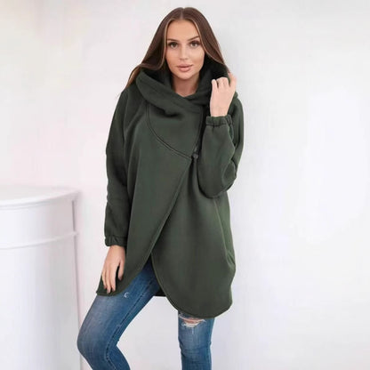 Plus size solid sweater fabric close-up