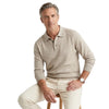 100% premium wool polo main view on model