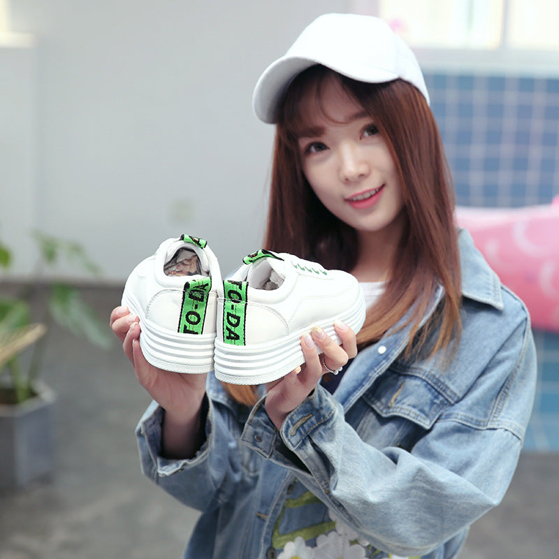 Breathable canvas sneakers back view