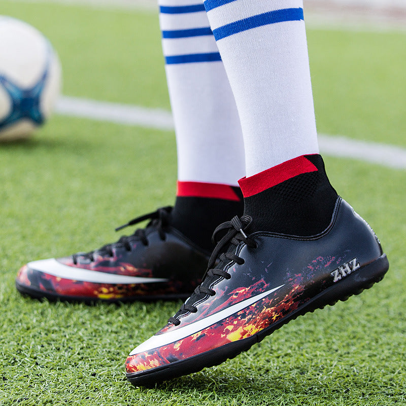 Volcanic rock football shoes side view