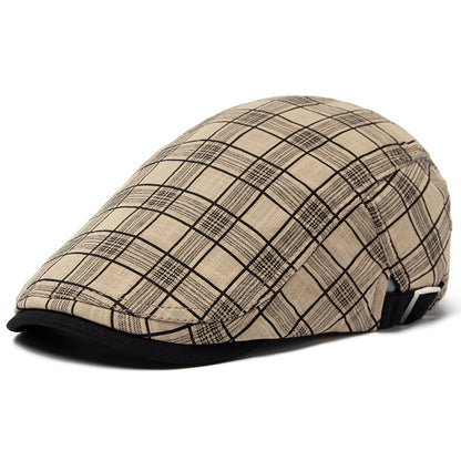 Summer Plaid Beret