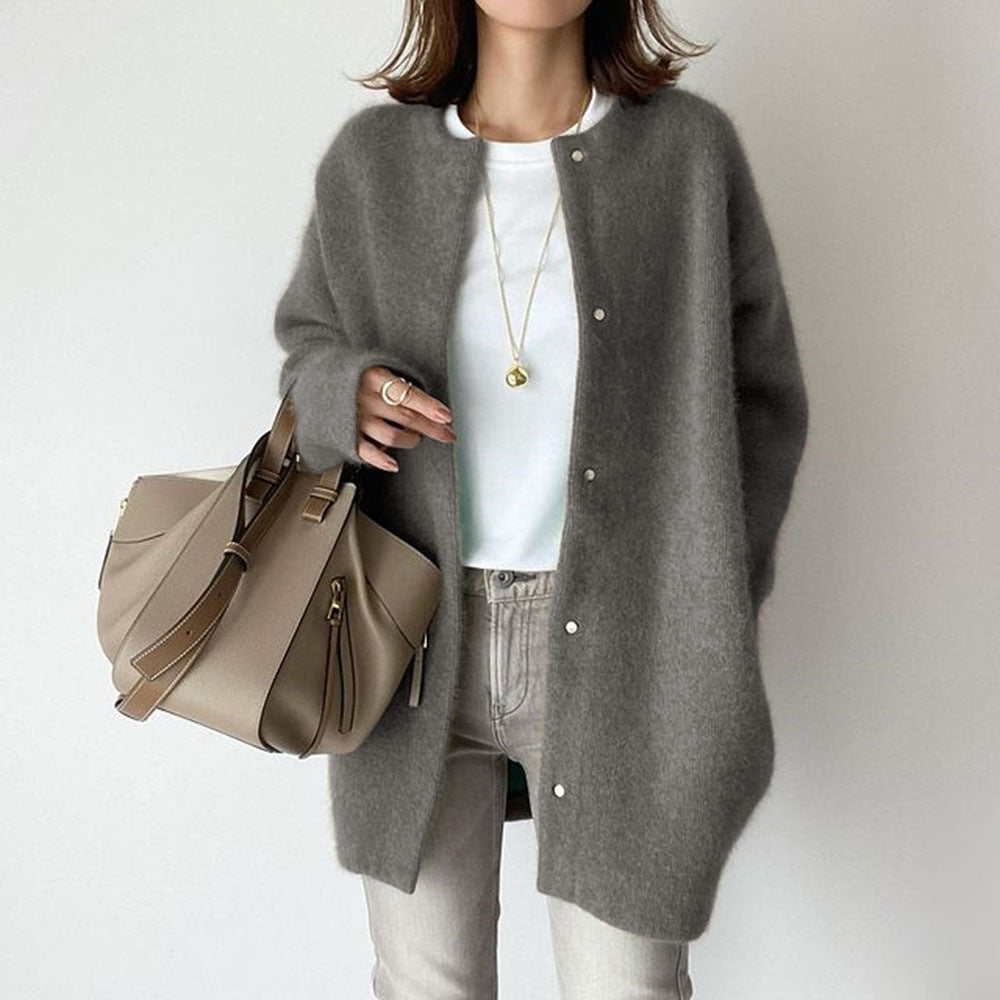 Single Breasted Knit Cardigan
