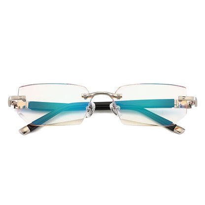 Diamond-cut glasses main view