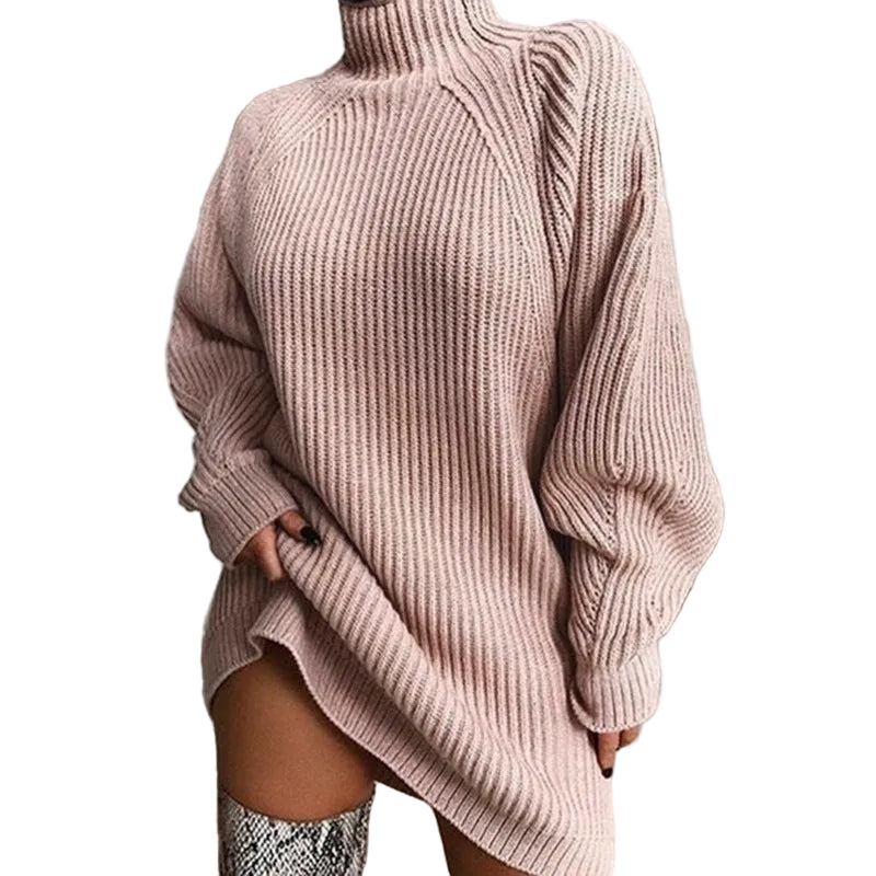 Turtleneck long sweater main view