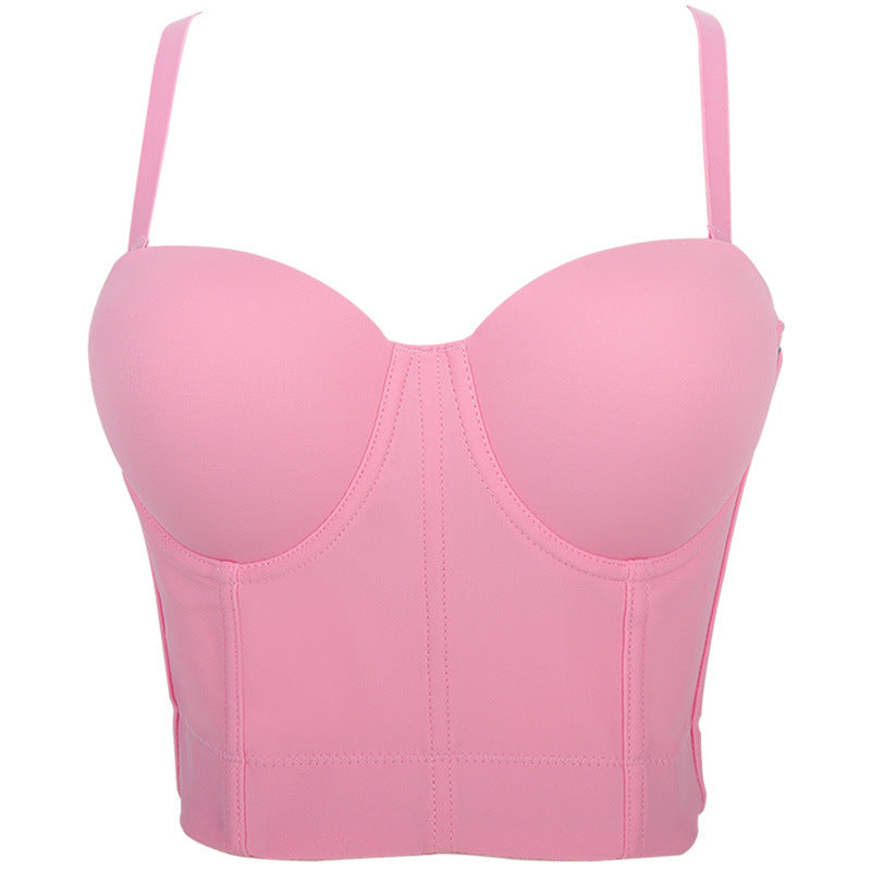 Backless tube bra color options