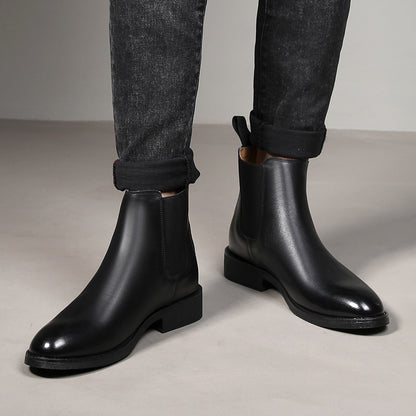 Men's Chelsea boots back view