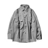 Men's retro striped loose shirt casual streetwear