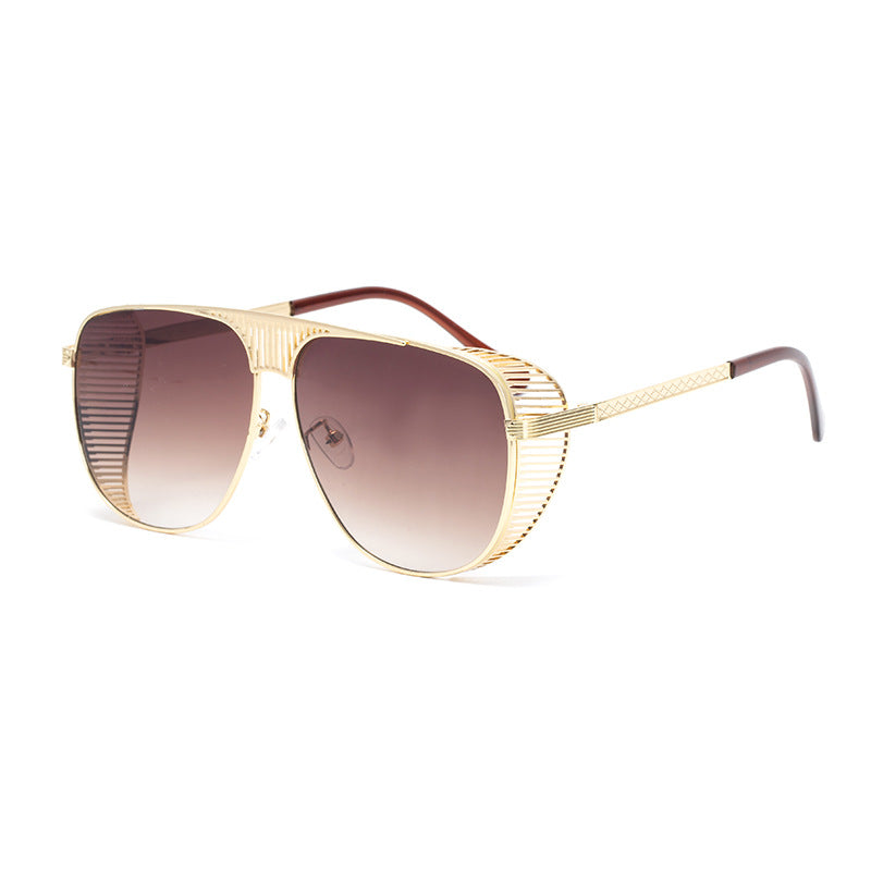 Hollow frame shades lens detail