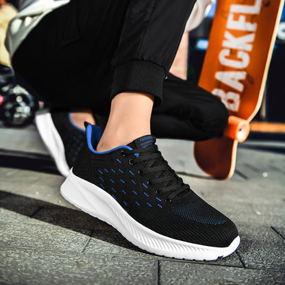 Woven air stride shoes sole view