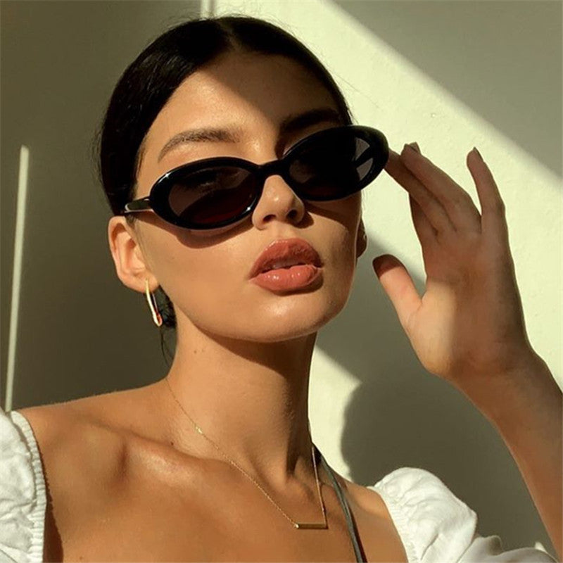Sylvie oval sunglasses side view