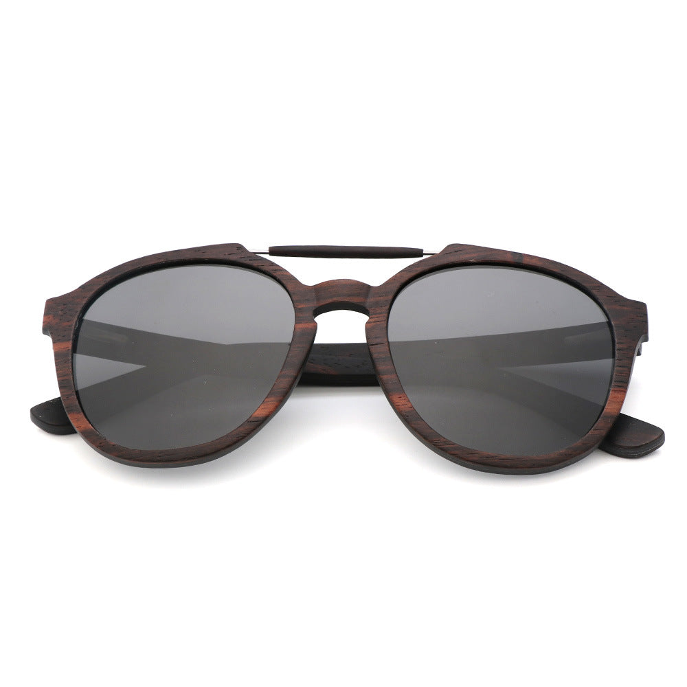Trendy wood sunglasses color options
