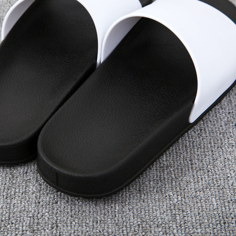 Luxury non-slip slides sole view