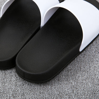 Luxury non-slip slides sole view
