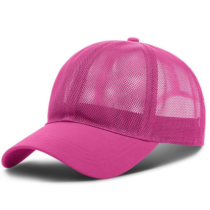 Breathable mesh hat color options