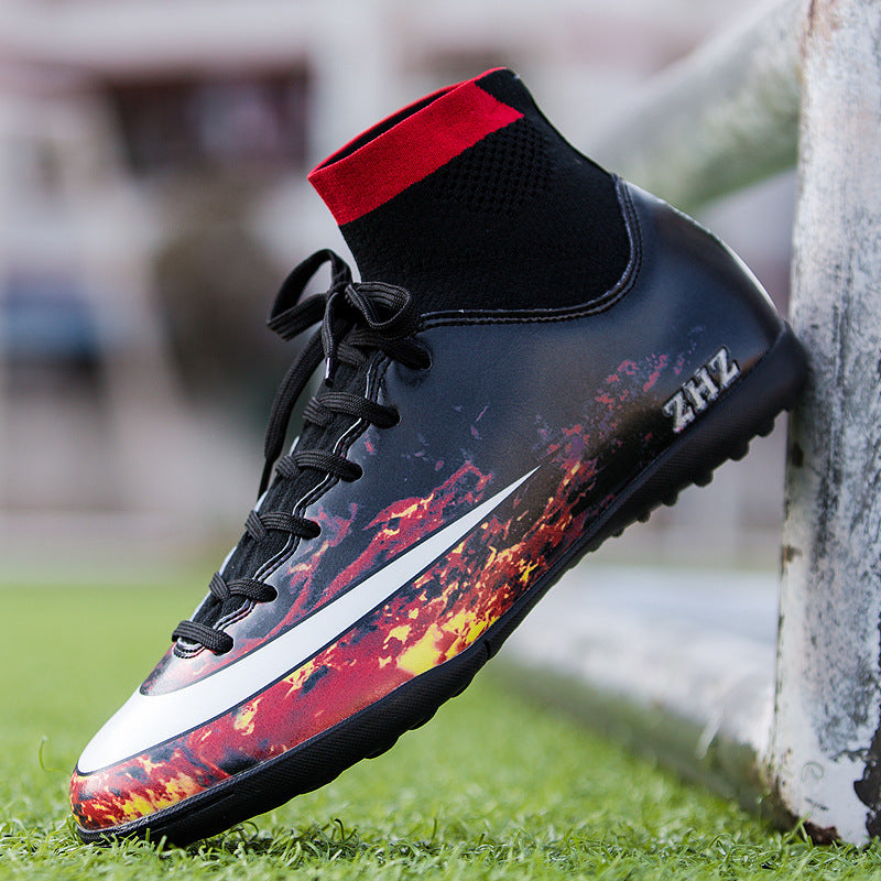 Volcanic rock football shoes lifestyle