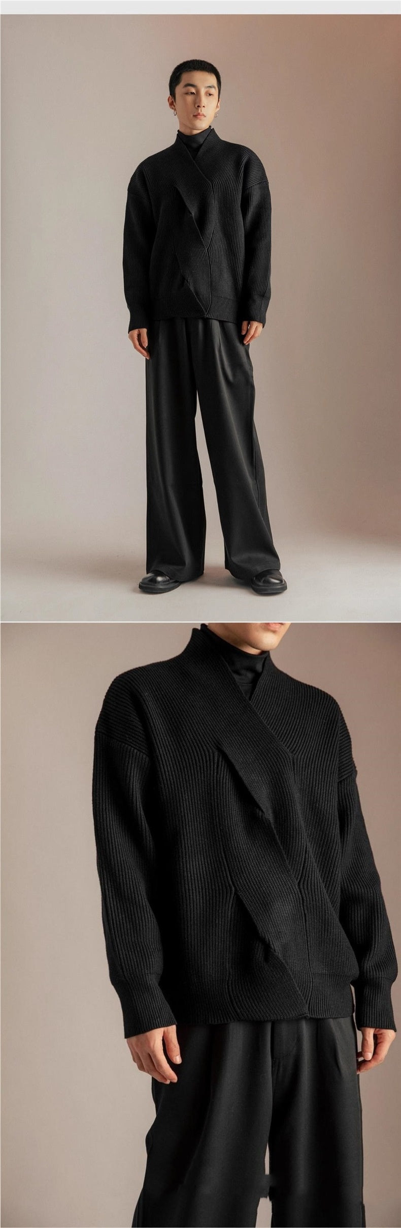 Japanese V-Neck Sweater